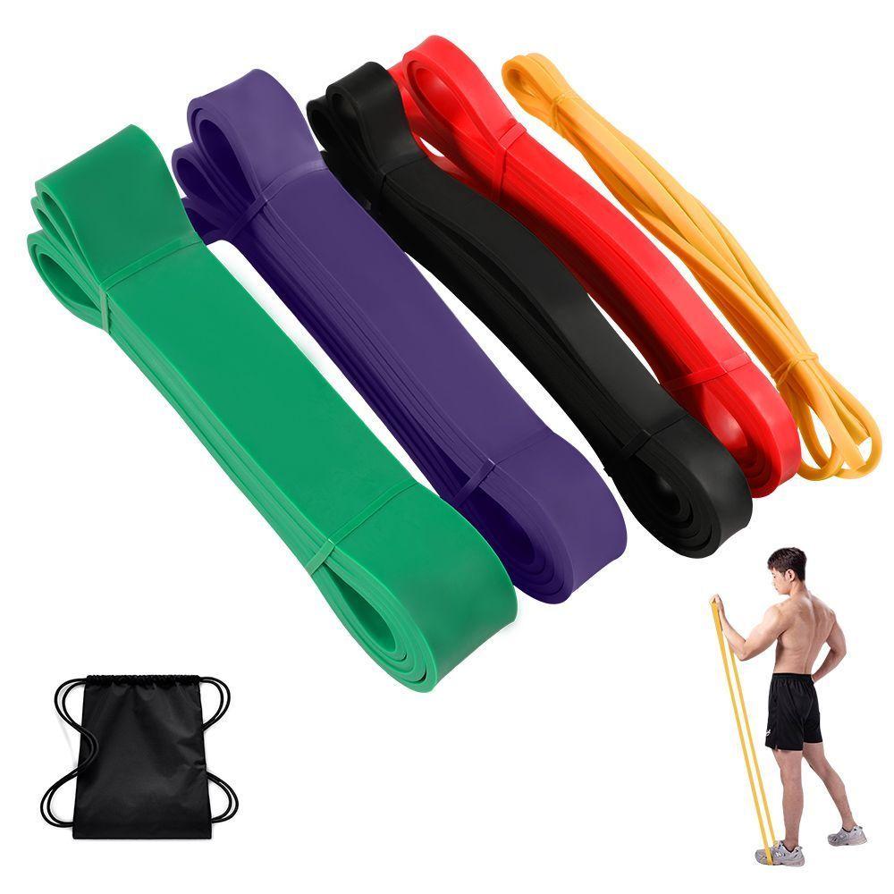 Kit de 5 Bandas Elasticas de Resistencia para Entrenamiento-0