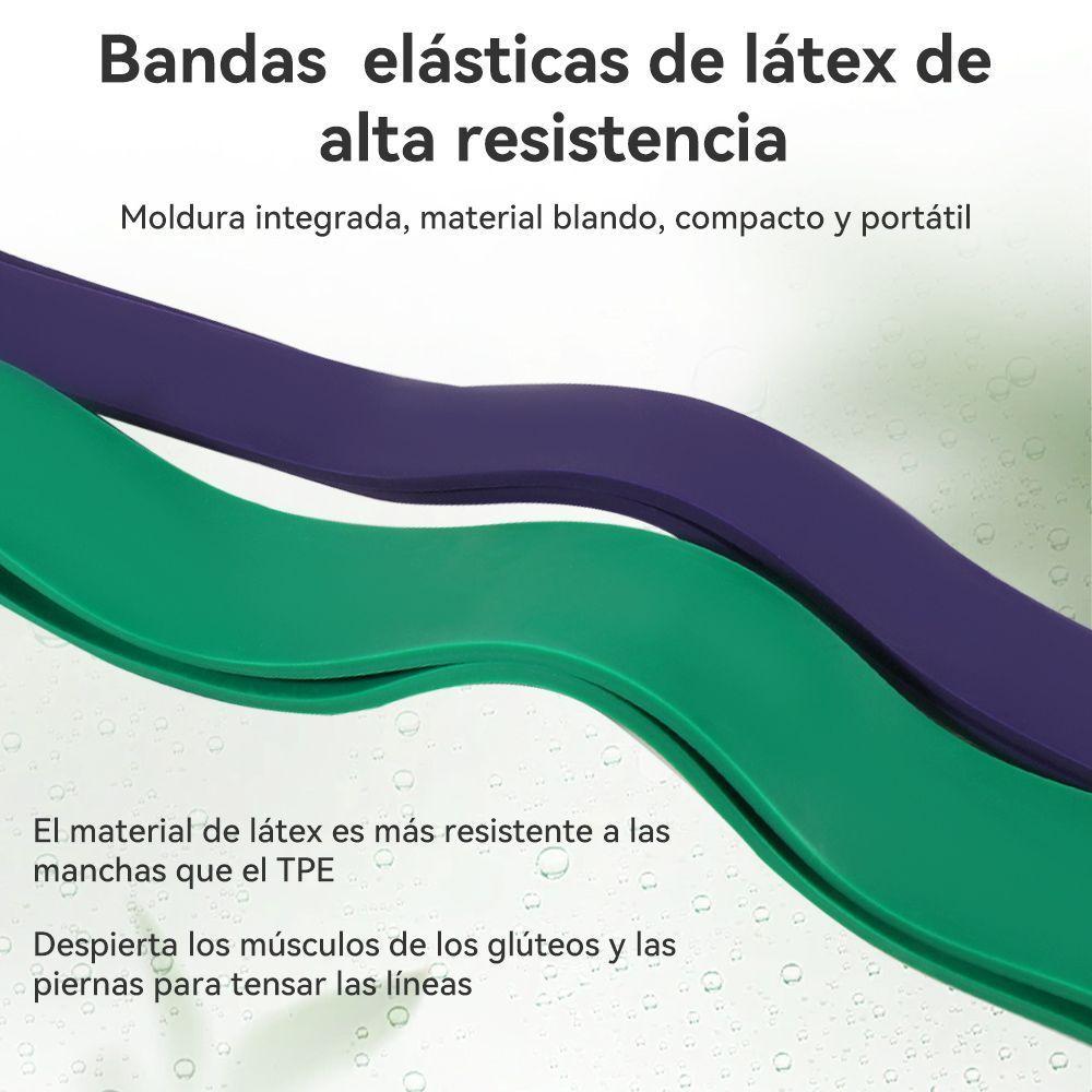 Kit de 5 Bandas Elasticas de Resistencia para Entrenamiento-4
