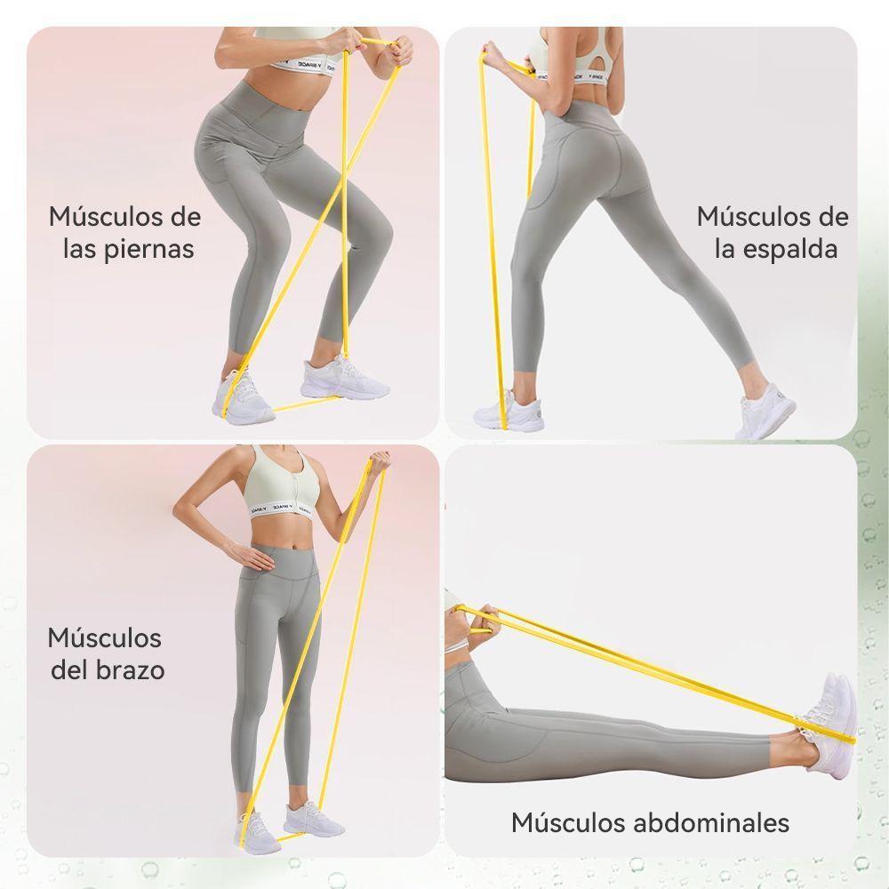 Kit de 5 Bandas Elasticas de Resistencia para Entrenamiento-7