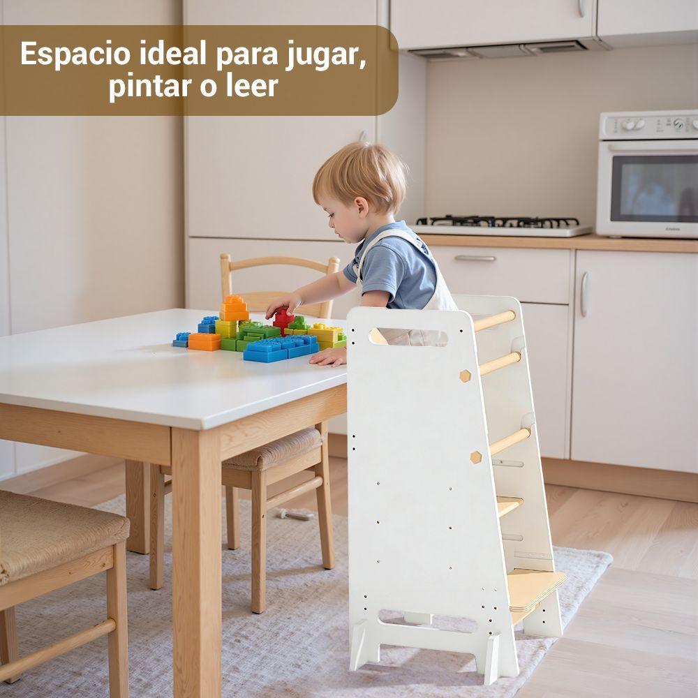 Torre de Aprendizaje Montessori para Ni os de Madera-6