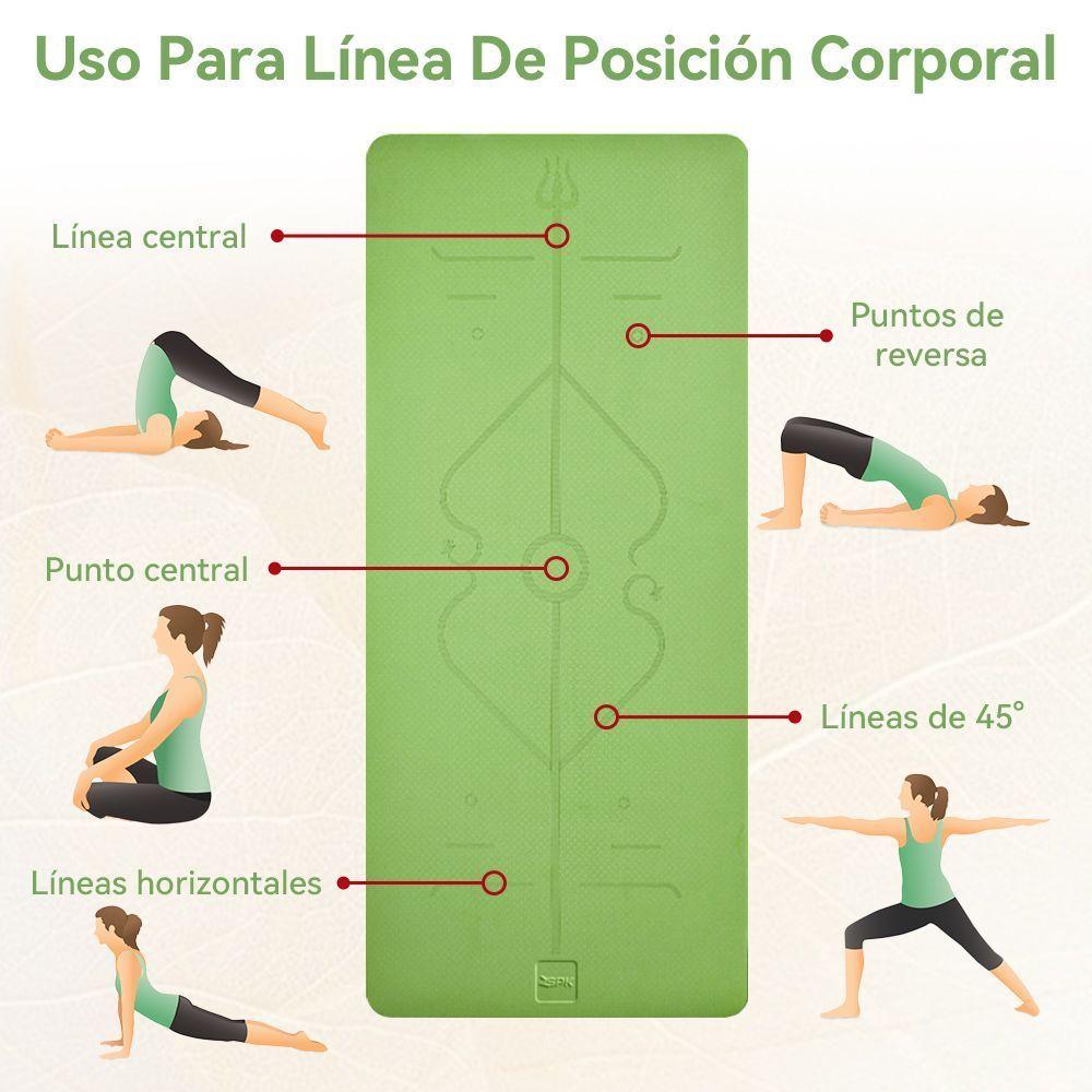 Mat Yoga Con Doble Color Colchoneta Bolsa Cinta Portatil-4