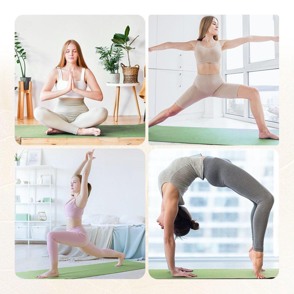 Mat Yoga Con Doble Color Colchoneta Bolsa Cinta Portatil-7