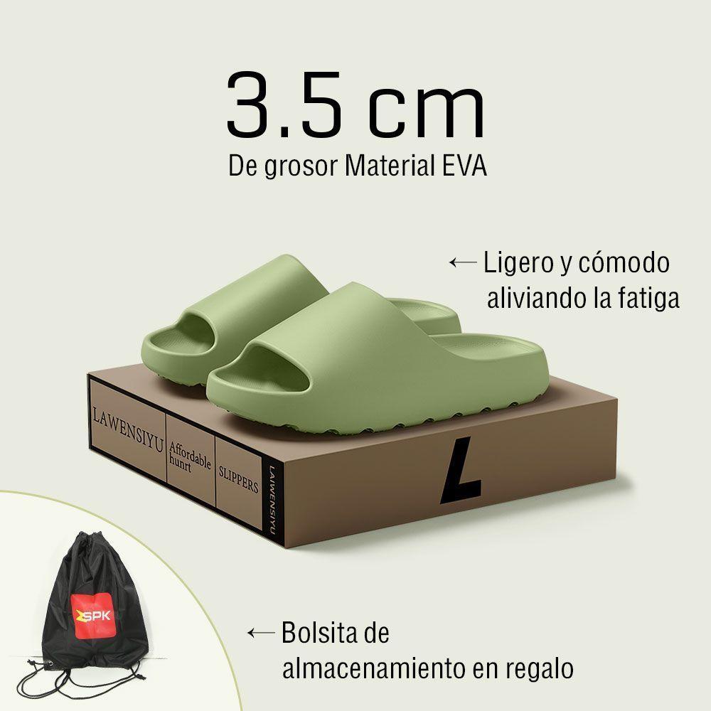 Sandal as Zapatillas Antideslizantes De Eva Playa Casa Ocio Verde Unisex-1