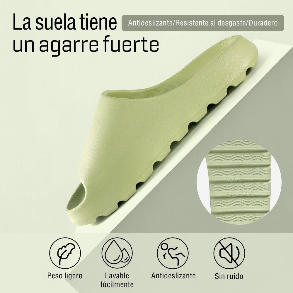 Sandal as Zapatillas Antideslizantes De Eva Playa Casa Ocio Verde Unisex-2