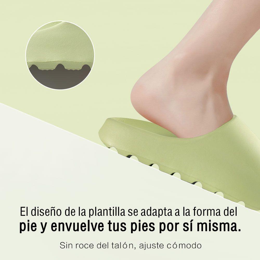 Sandal as Zapatillas Antideslizantes De Eva Playa Casa Ocio Verde Unisex-3