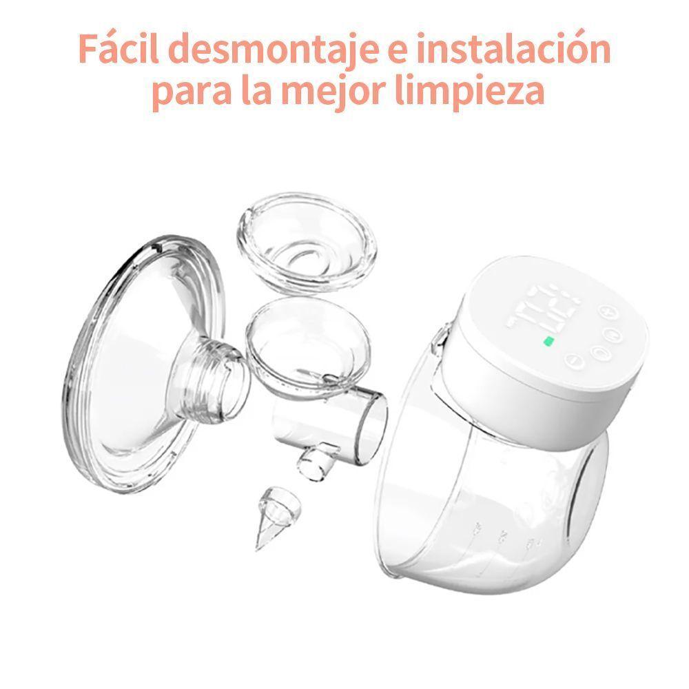 Sacaleche Inalambrico extractor electrico manos libres suave y seguridad-4