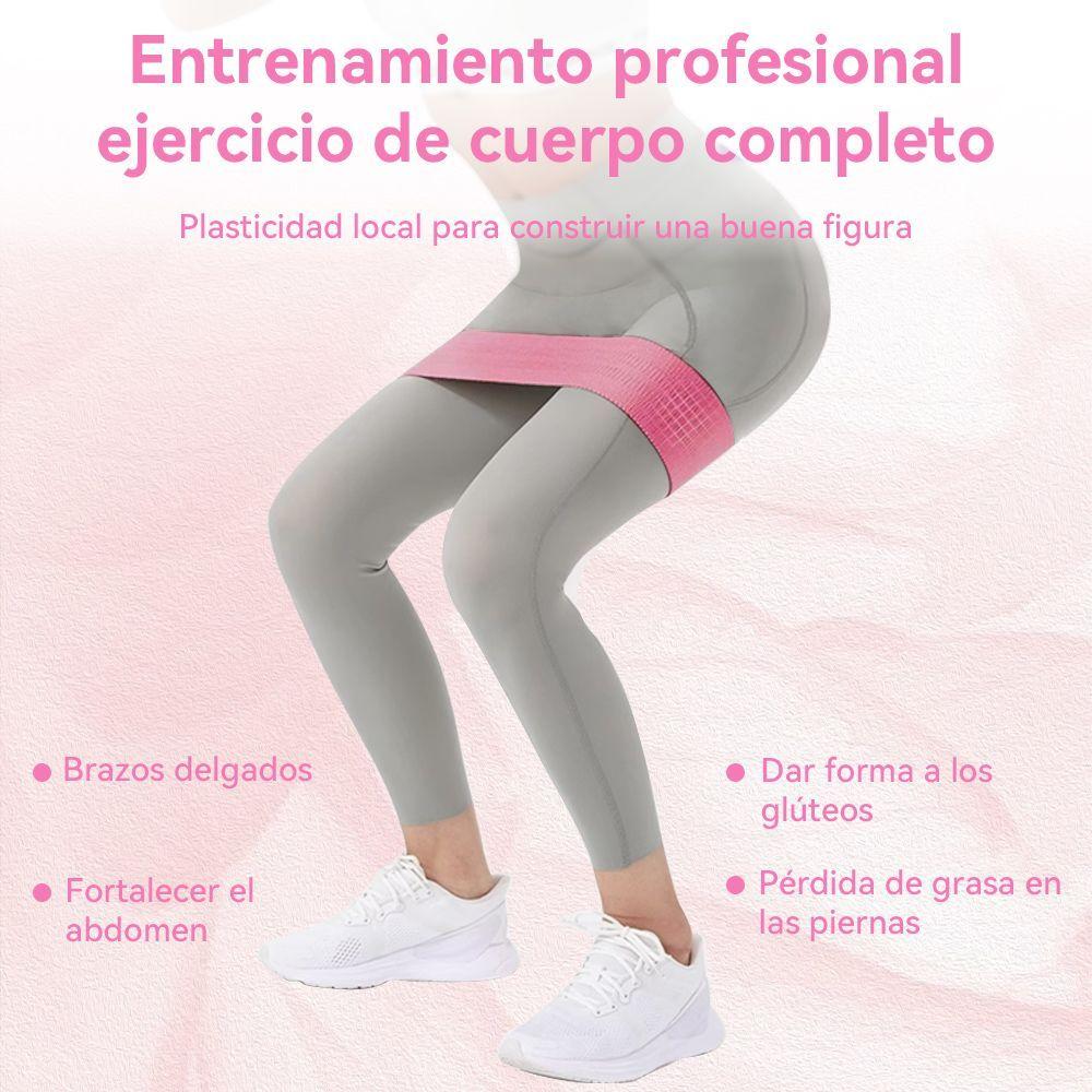 Kit de 3pcs Bandas Elasticas Resistentes de Entrenamiento Ejercicio Yoga Pitales-4
