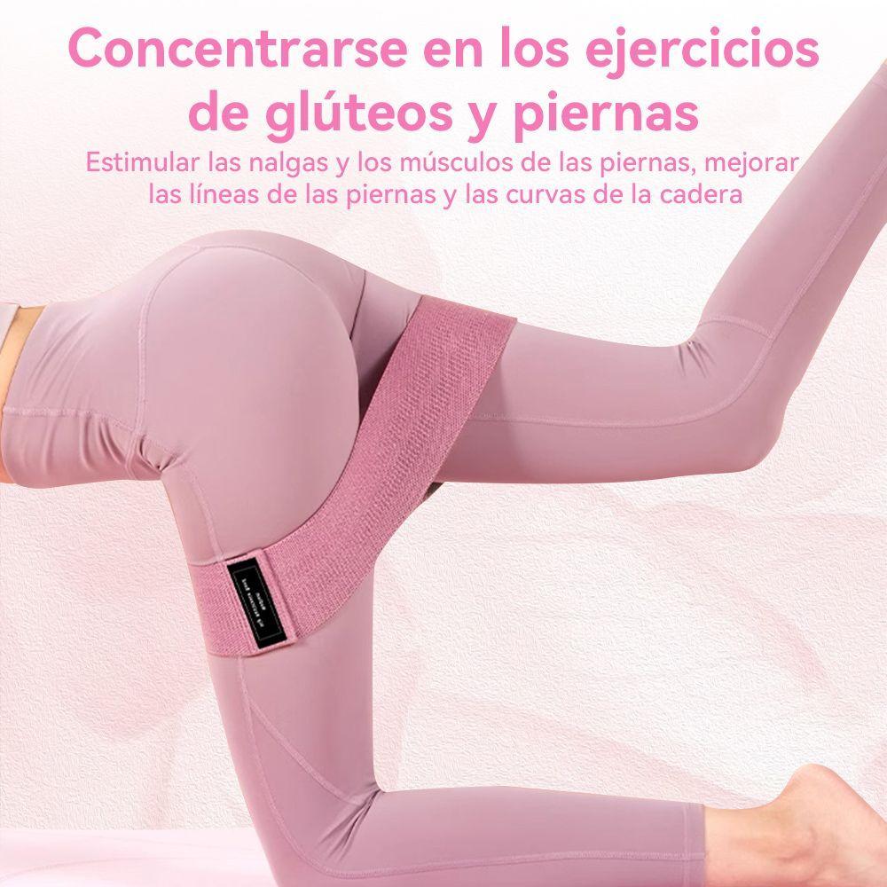 Kit de 3pcs Bandas Elasticas Resistentes de Entrenamiento Ejercicio Yoga Pitales-5