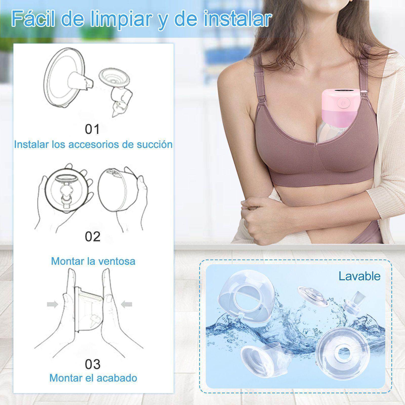 Extractor de leche inalambrico electrico Sacaleche Libre Manos-3