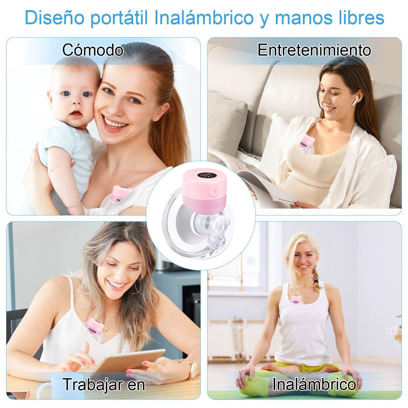 Extractor de leche inalambrico electrico Sacaleche Libre Manos-5