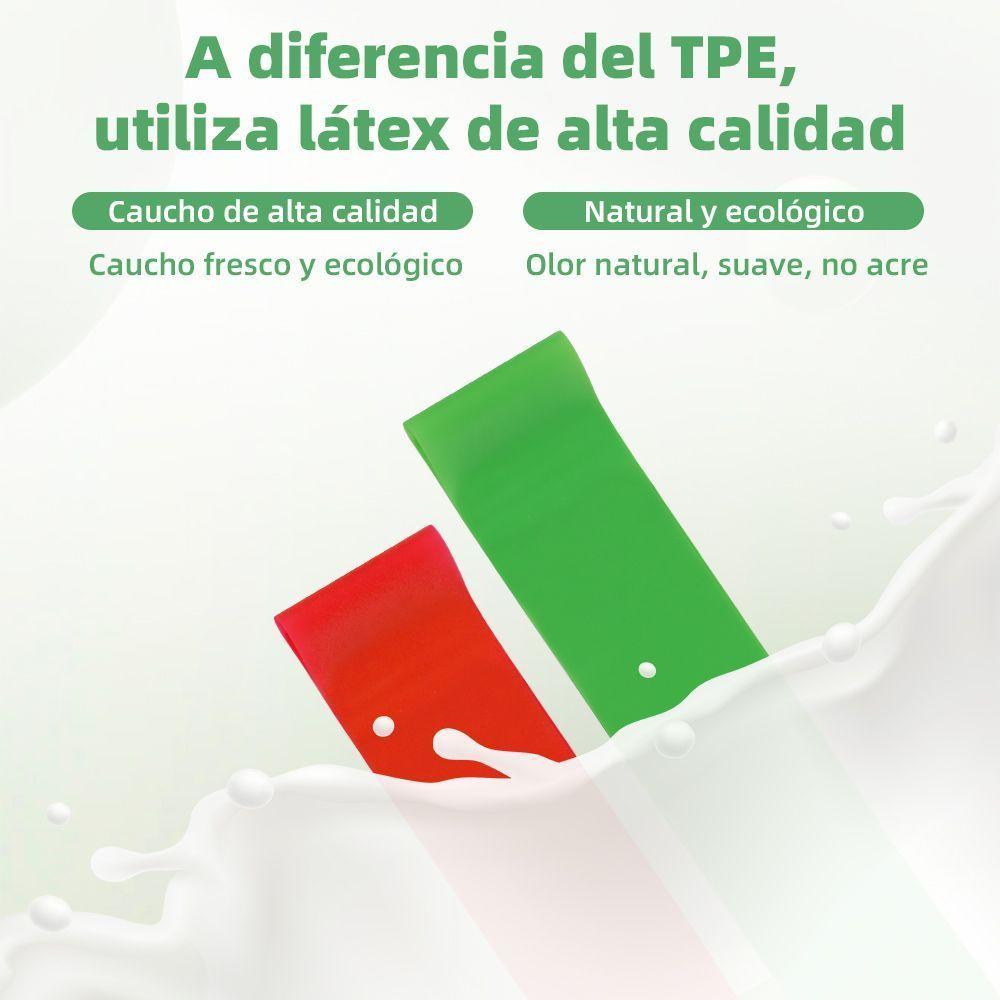Bandas Elasticas Resistentes de Entrenamiento Ejercicio Yoga Pitales 5pcs-2