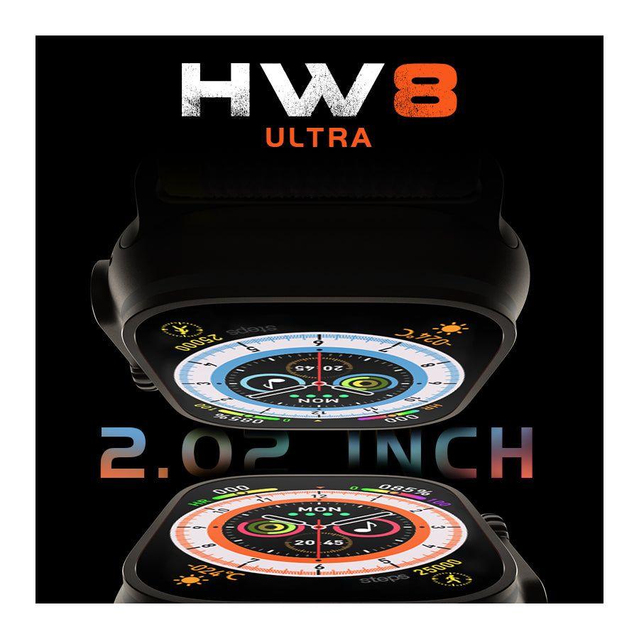 Smartwatch HW8 Ultra 2,02? negro y naranjo-9