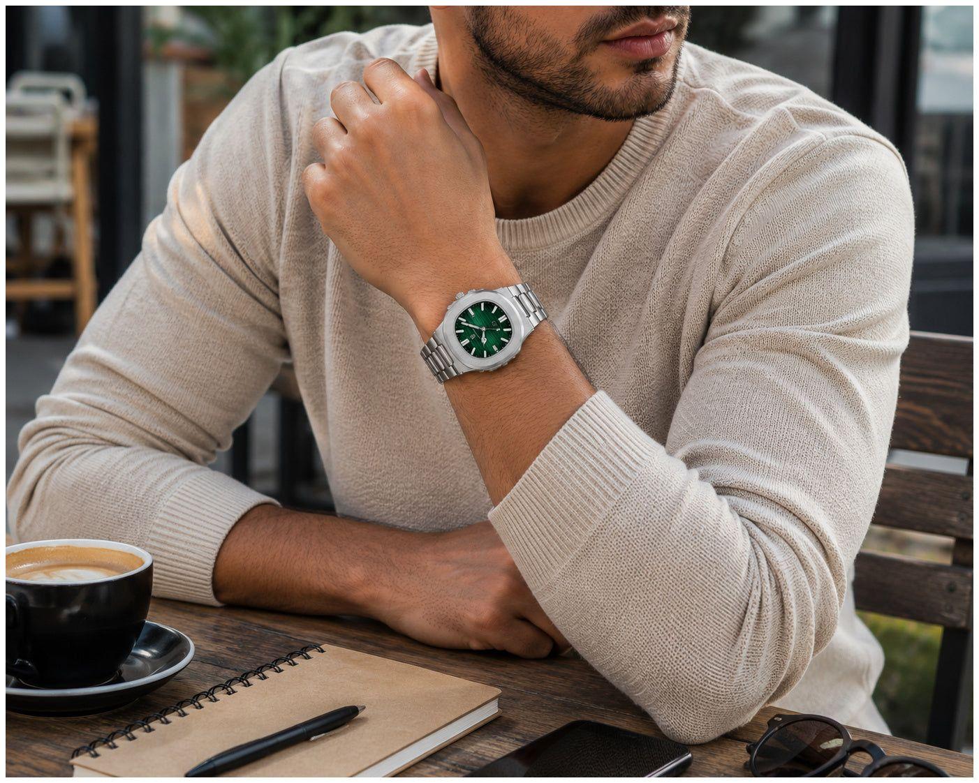 Reloj cuarzo hombre 40 mm con calendario-4
