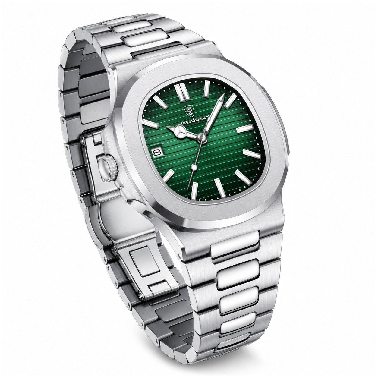 Reloj cuarzo hombre 40 mm con calendario-5