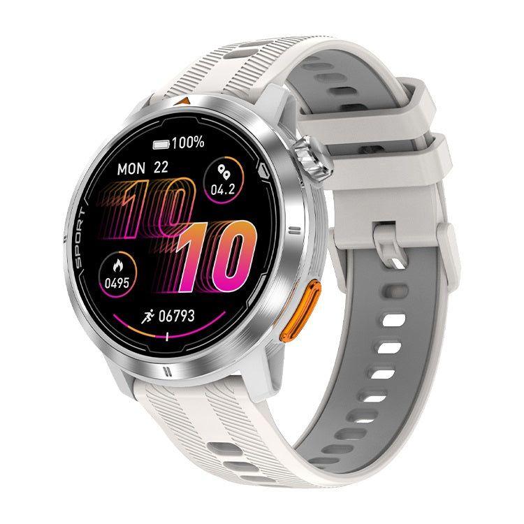Smartwatch DT G9 AMOLED – Plateado y Blanco – naranja-2
