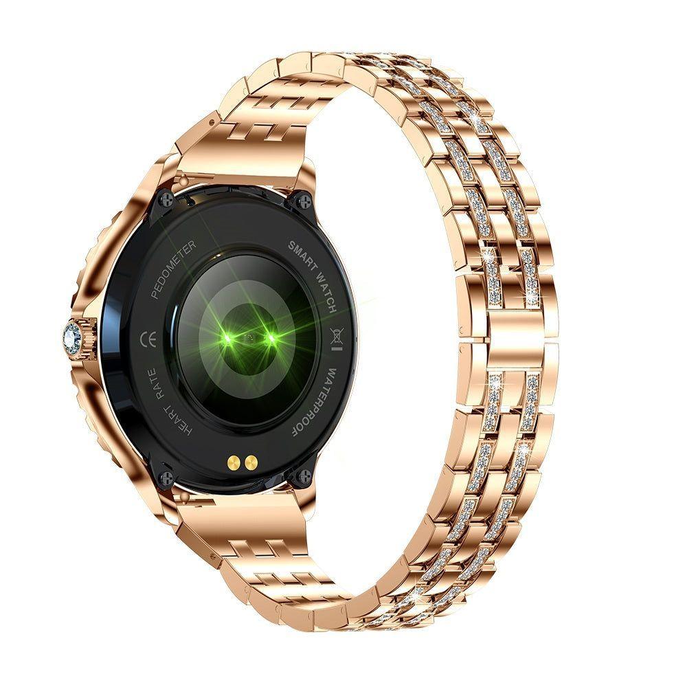 Smartwatch mujer con llamadas y correa metálica-7
