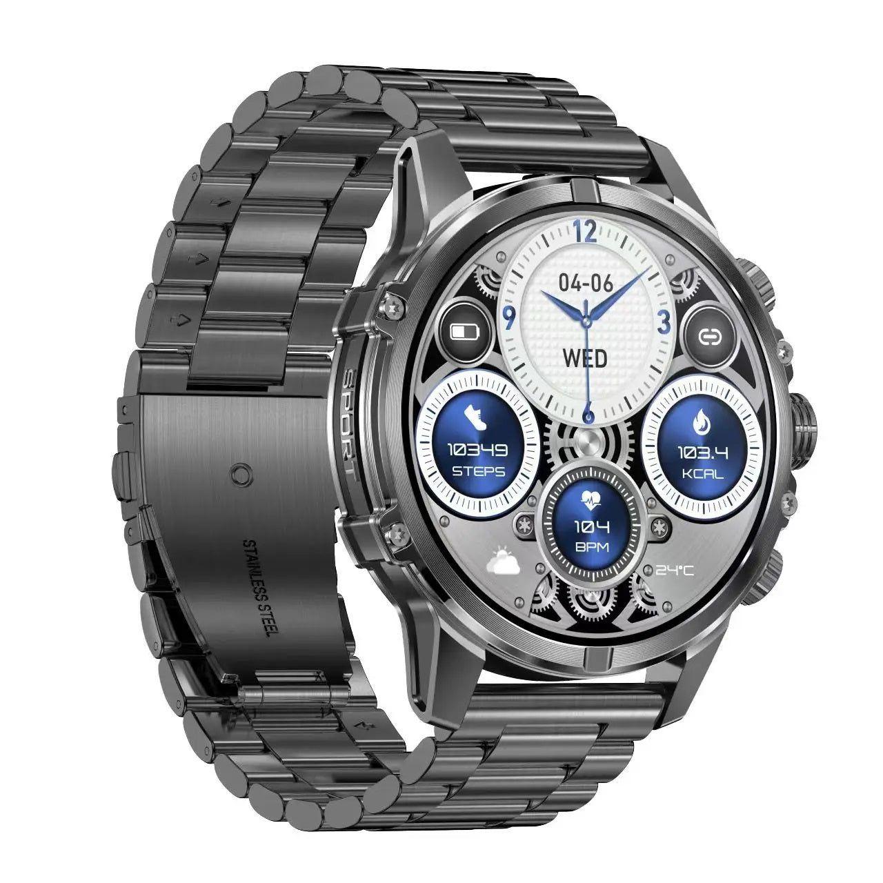 Smartwatch táctico AMOLED 1,75? y batería 600 mAh – metal-0