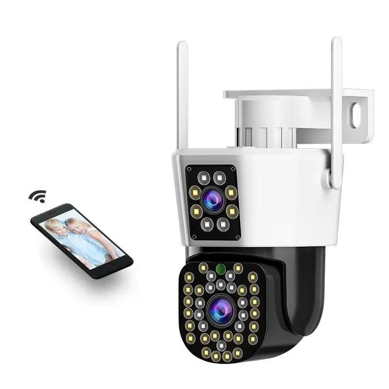 Cámara WiFi doble lente 360° Full HD-0