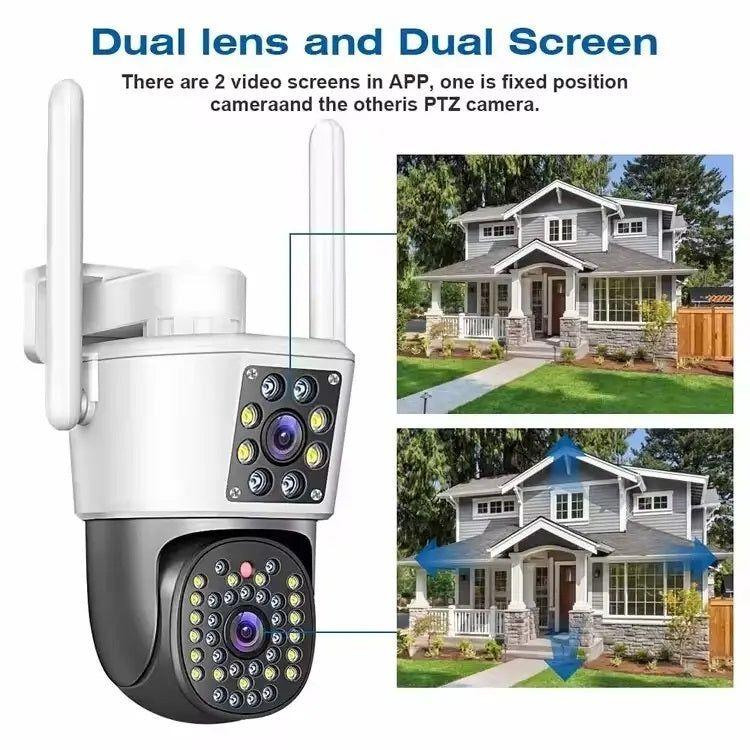 Cámara WiFi doble lente 360° Full HD-5