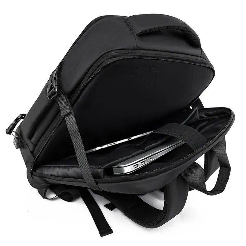 Mochila Laptop Ejecutiva Expandible USB Antirrobo-5