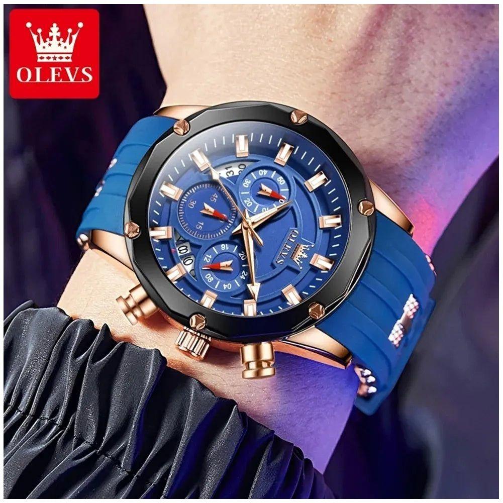 Reloj Cronógrafo Deportivo para Hombre con Calendario Completo-3