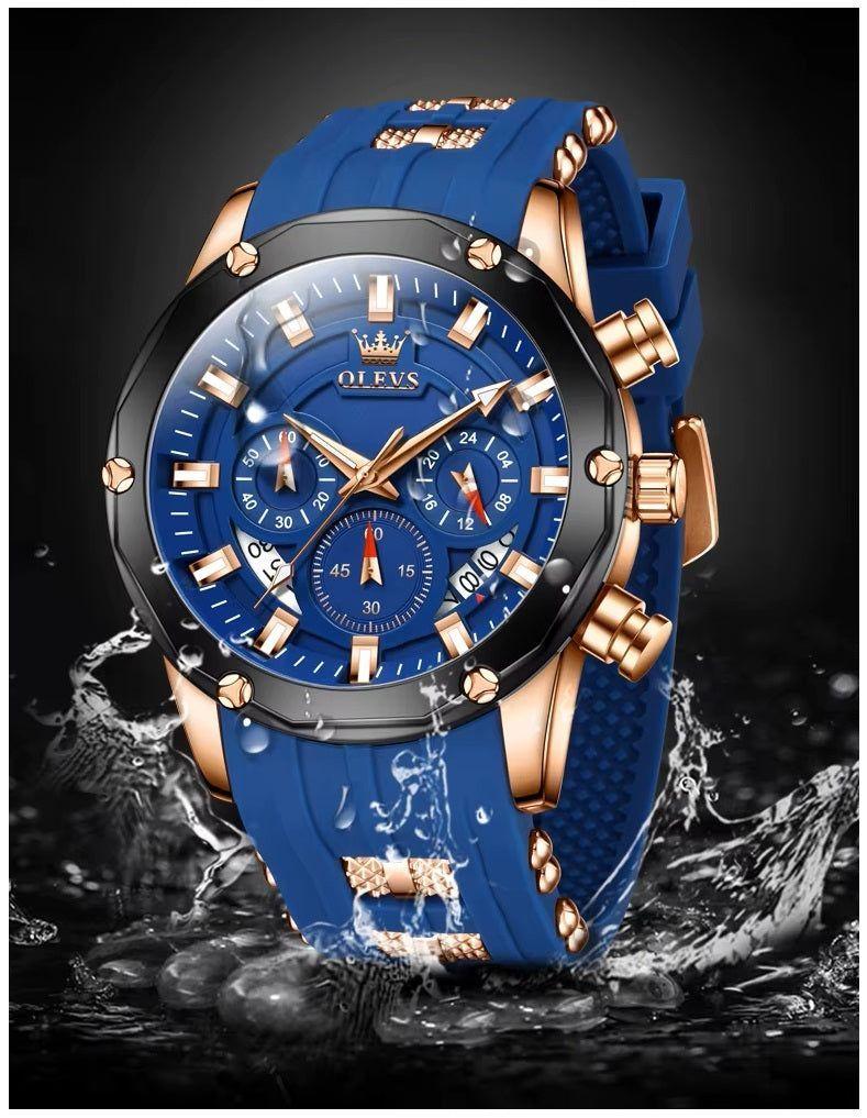 Reloj Cronógrafo Deportivo para Hombre con Calendario Completo-6