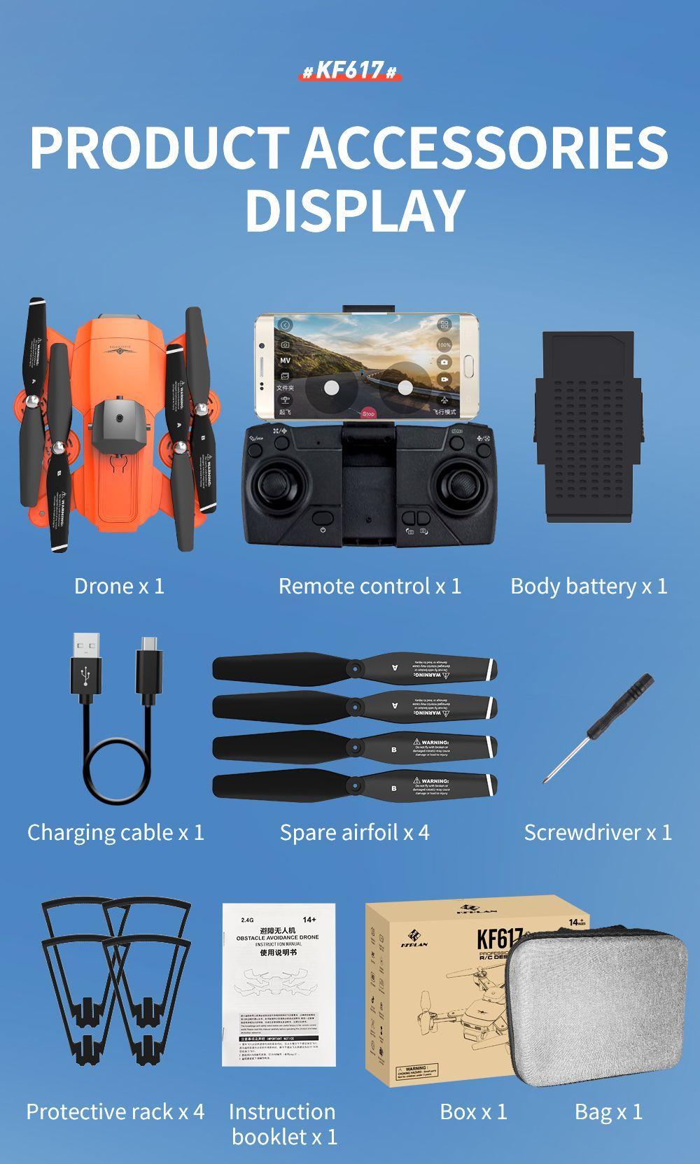 Drone 4K Cámara Dual Profesional WIFI 1200mAh-7