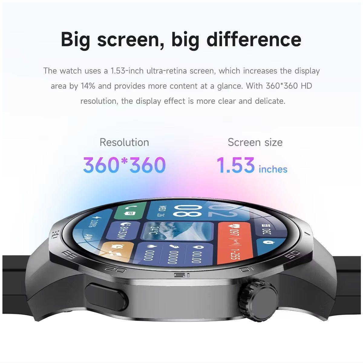 Smartwatch Deportivo Multifuncional Compatible IOS Android Salud y Deporte Notificaciones-3