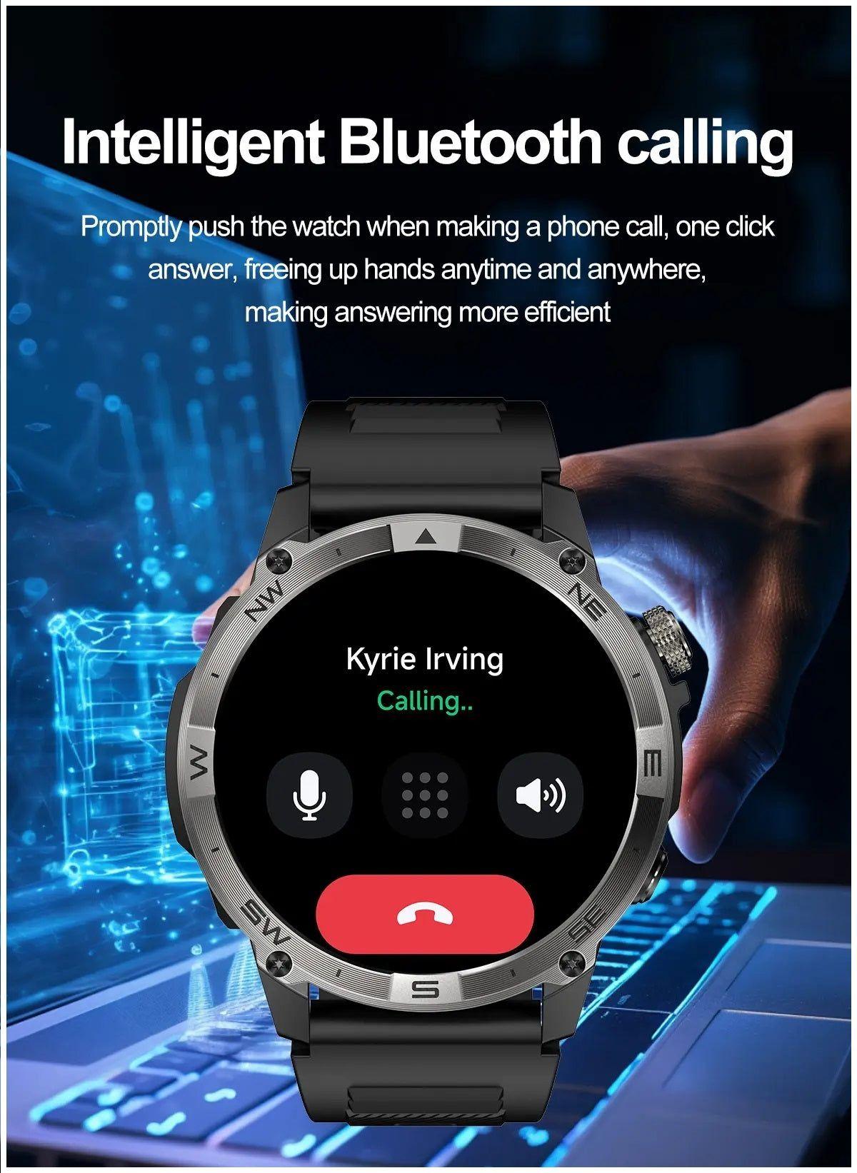 Smartwatch HK08 con GPS y AMOLED 1,43?-1