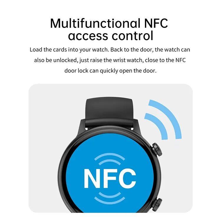 Smartwatch mujer AMOLED con correa metálica-8
