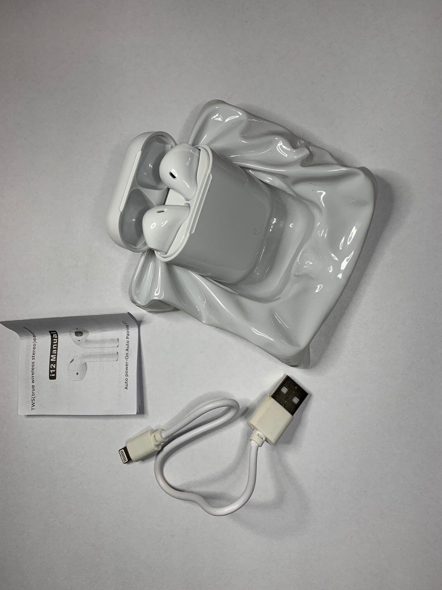 Audífonos Bluetooth I12 TWS con Control Táctil-5