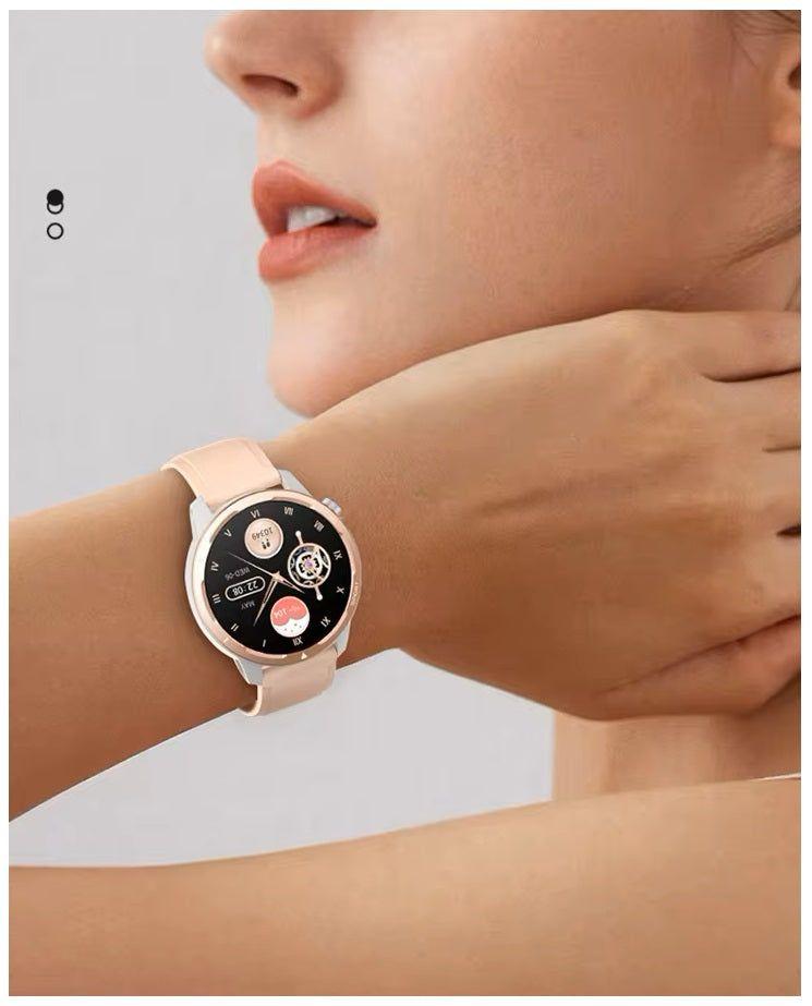 Smartwatch S52M 360×360 para iOS y Android – Blanco-6