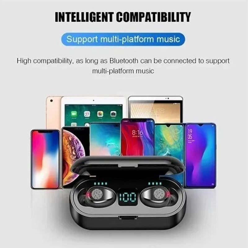 Audífonos Bluetooth In-Ear F9 V 5.0-8