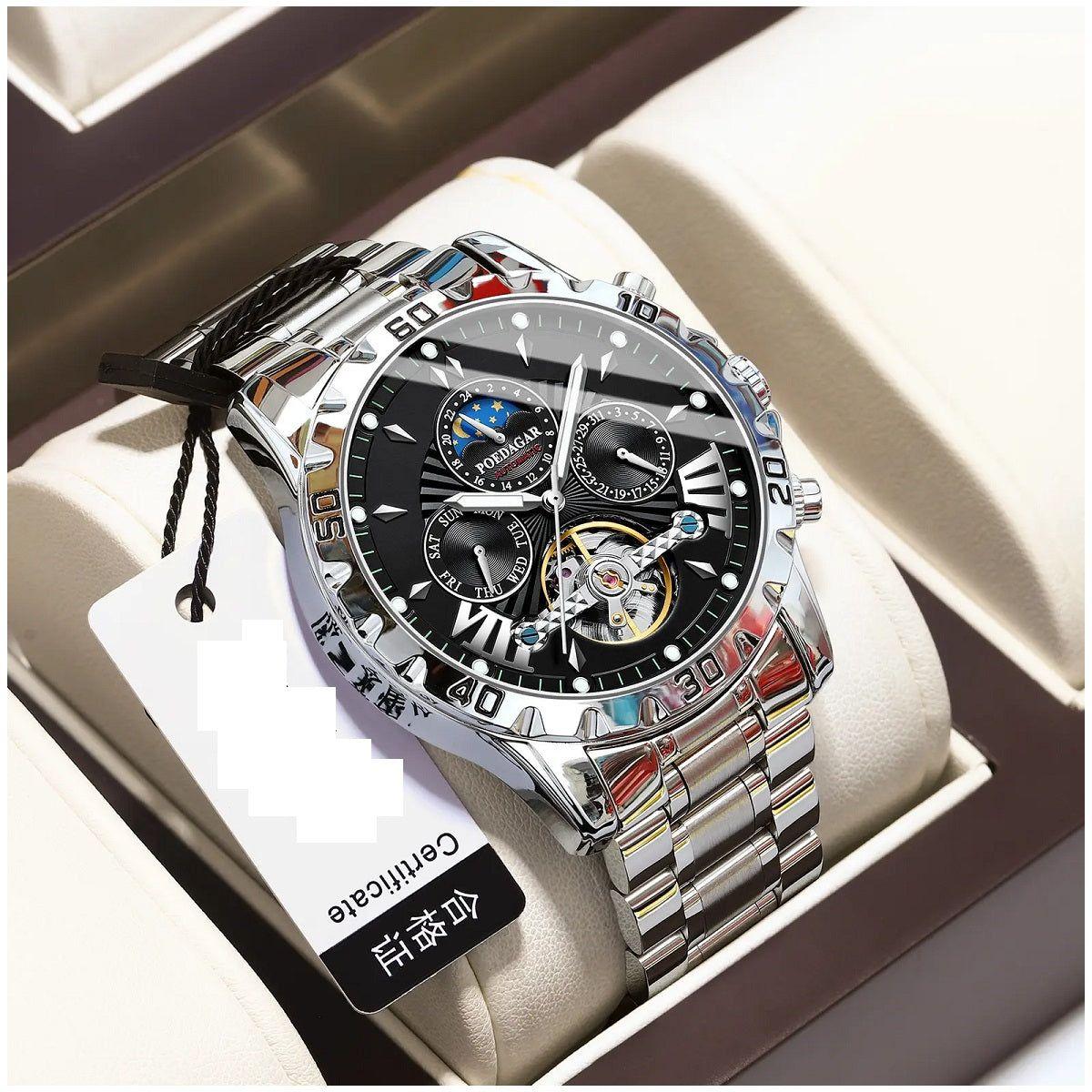 Reloj Automático Mecánico para Hombre De Lujo Impermeable 3ATM-2