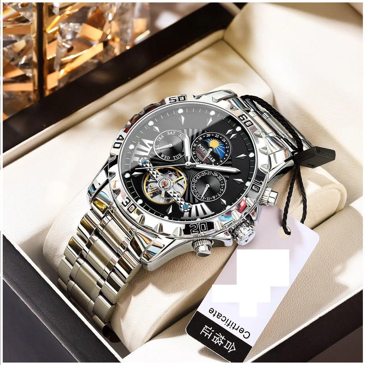 Reloj Automático Mecánico para Hombre De Lujo Impermeable 3ATM-3