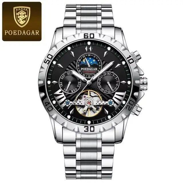 Reloj Automático Mecánico para Hombre De Lujo Impermeable 3ATM-4