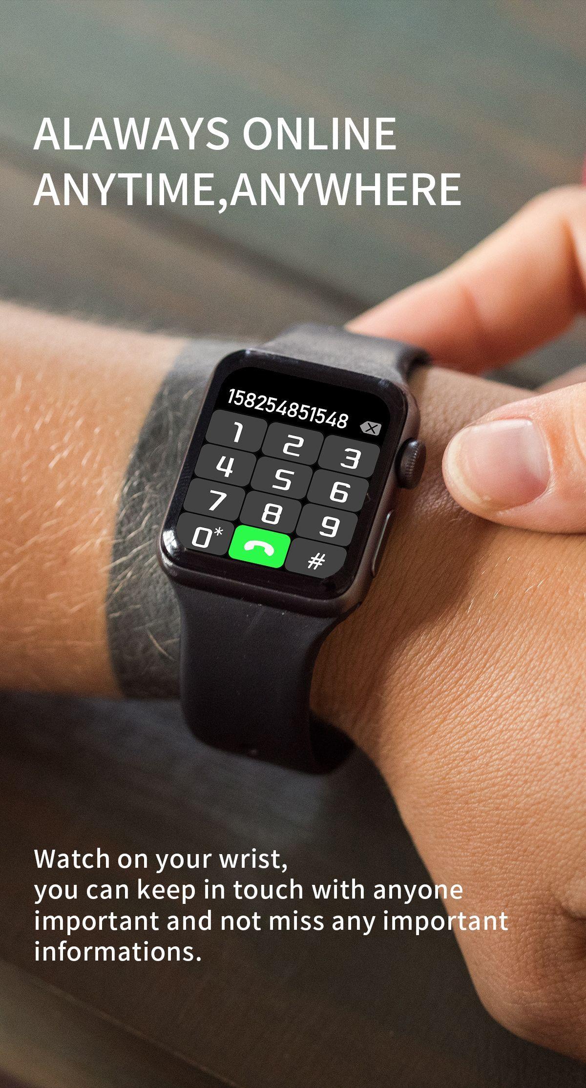 Reloj Inteligente Smartwatch Bluetooth Series 7 HW57 45mm-4