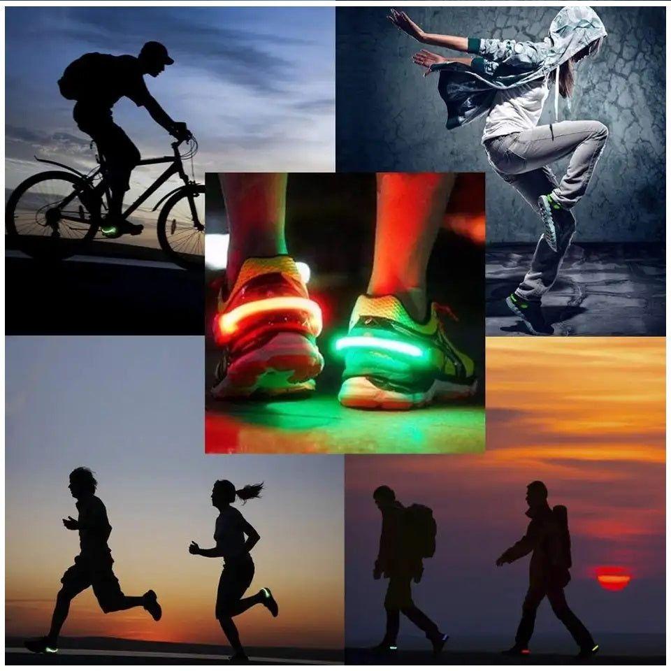 Luces LED deportivas para zapatillas, pack 2 – Amarillo-7