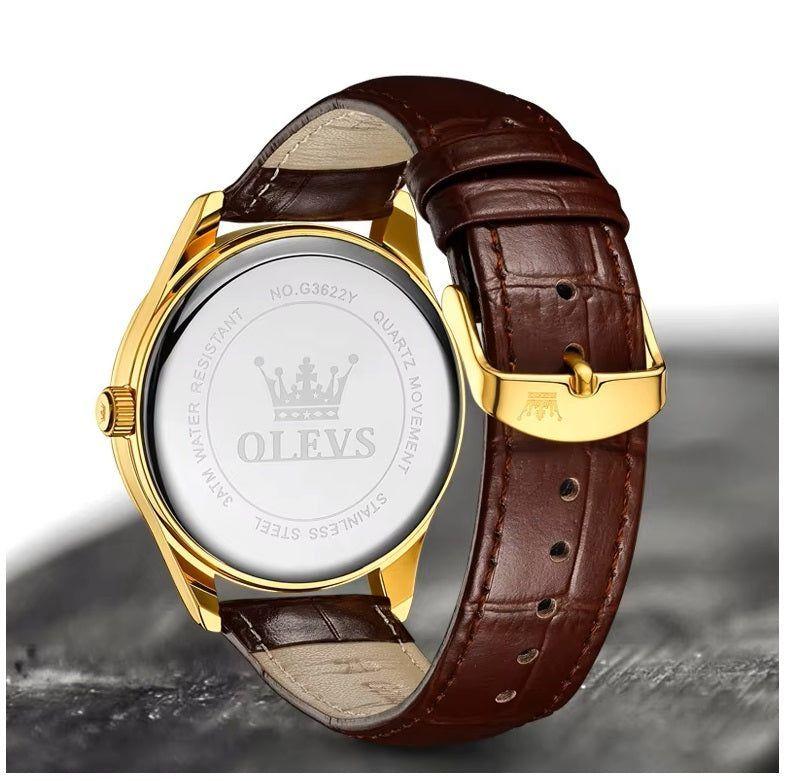 Reloj Análogo para Hombre con Movimiento Cuarzo Preciso Diseño Clásico-6