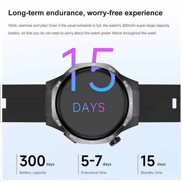 Smartwatch GT5 deportivo con pantalla 360×360-6