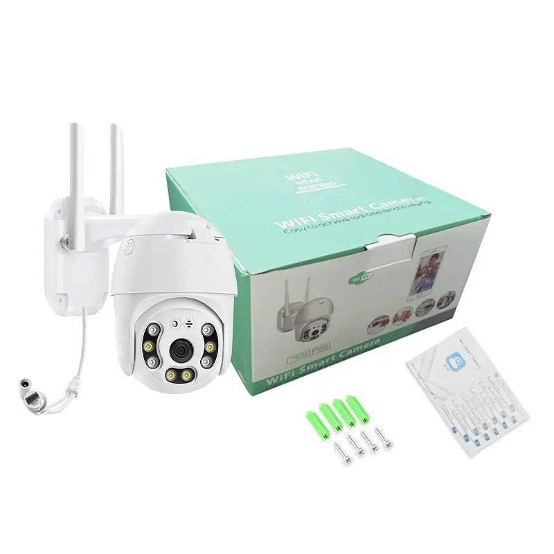 Cámara WiFi 1080P Visión Nocturna Rotación 360°-8