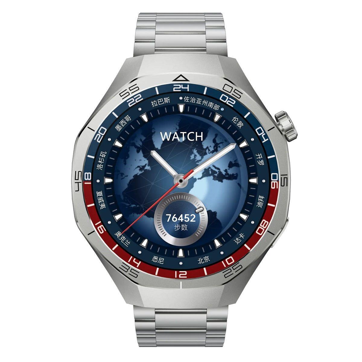 Smartwatch SK40 3 Correas – Metálico Plateado-0