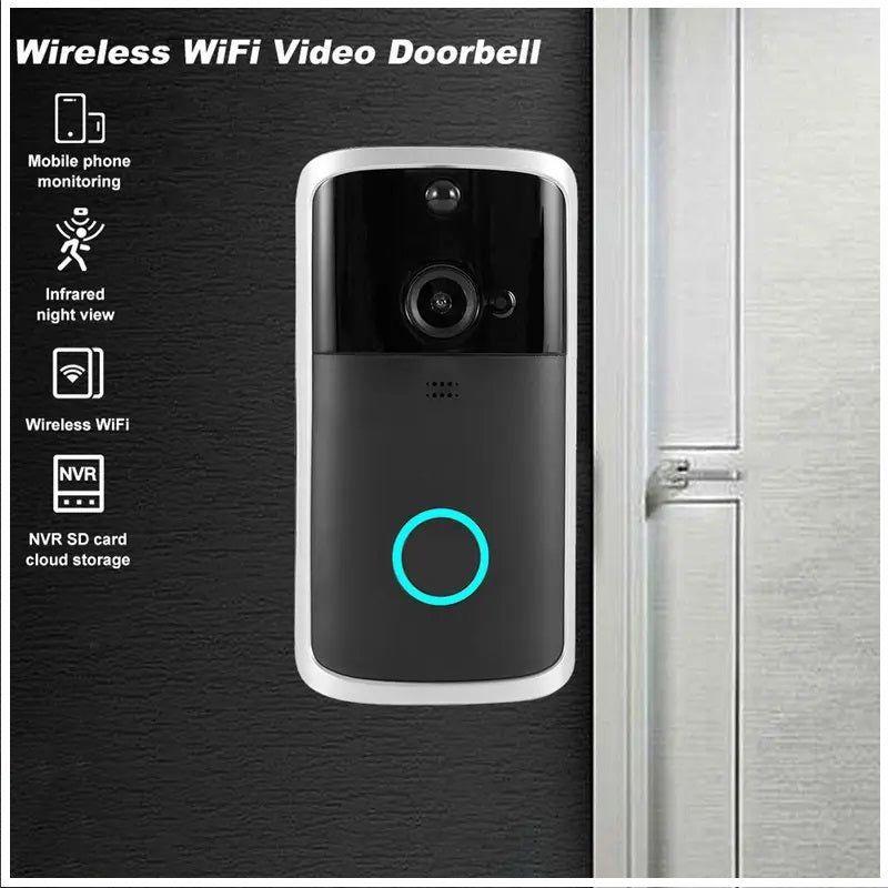 Videoportero WiFi con timbre para smartphone-8