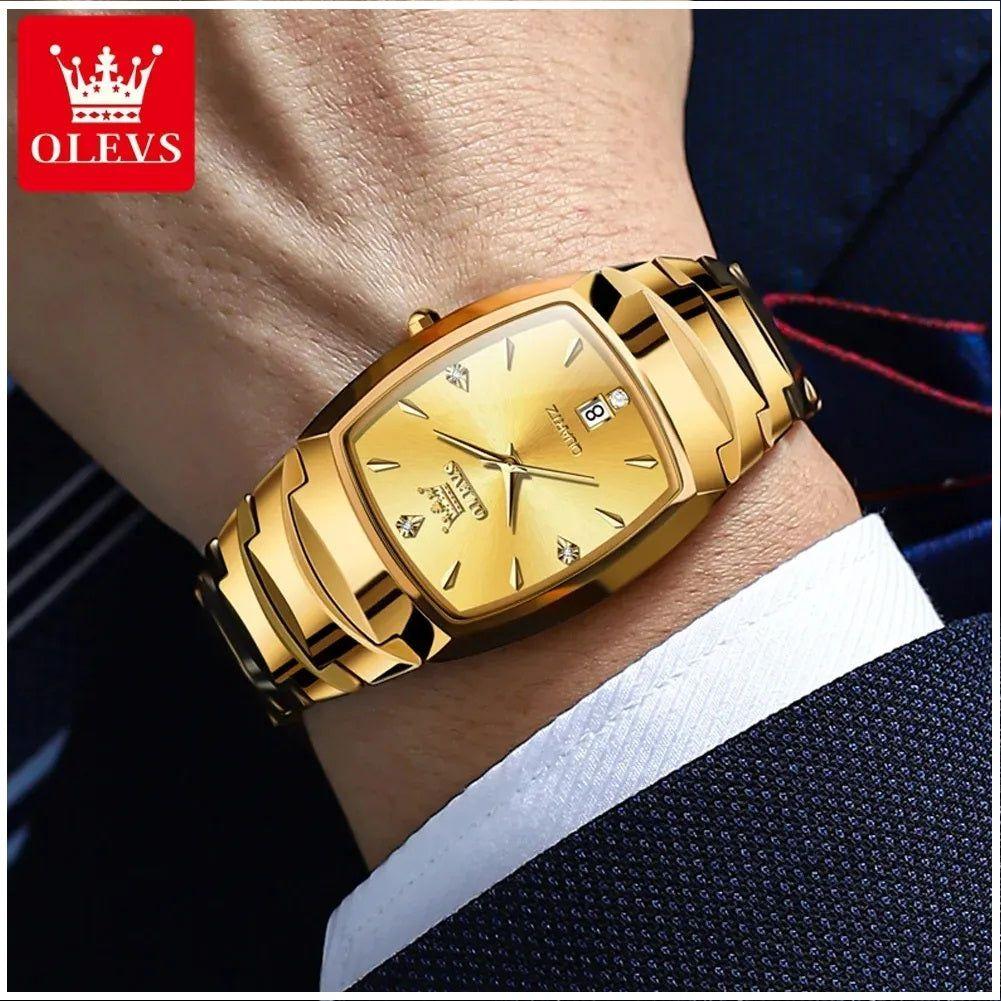 Reloj de Pulsera para Hombre Cuarzo Japonés Resistente al Agua 30M-2
