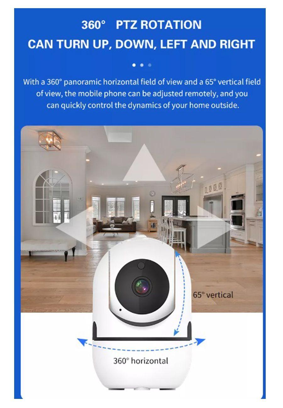 Cámara Inteligente WIFI 360° motorizada Full HD-4