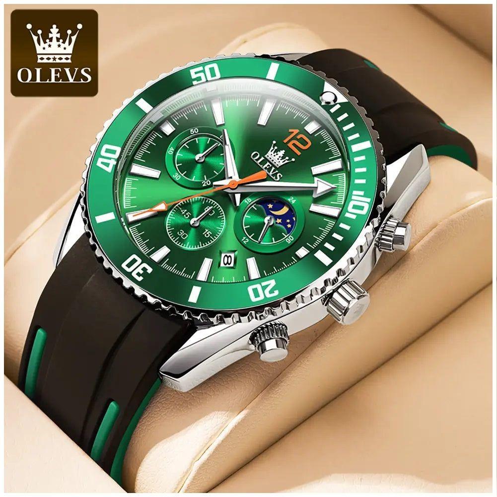 Reloj cronógrafo deportivo para hombre 44 mm-9