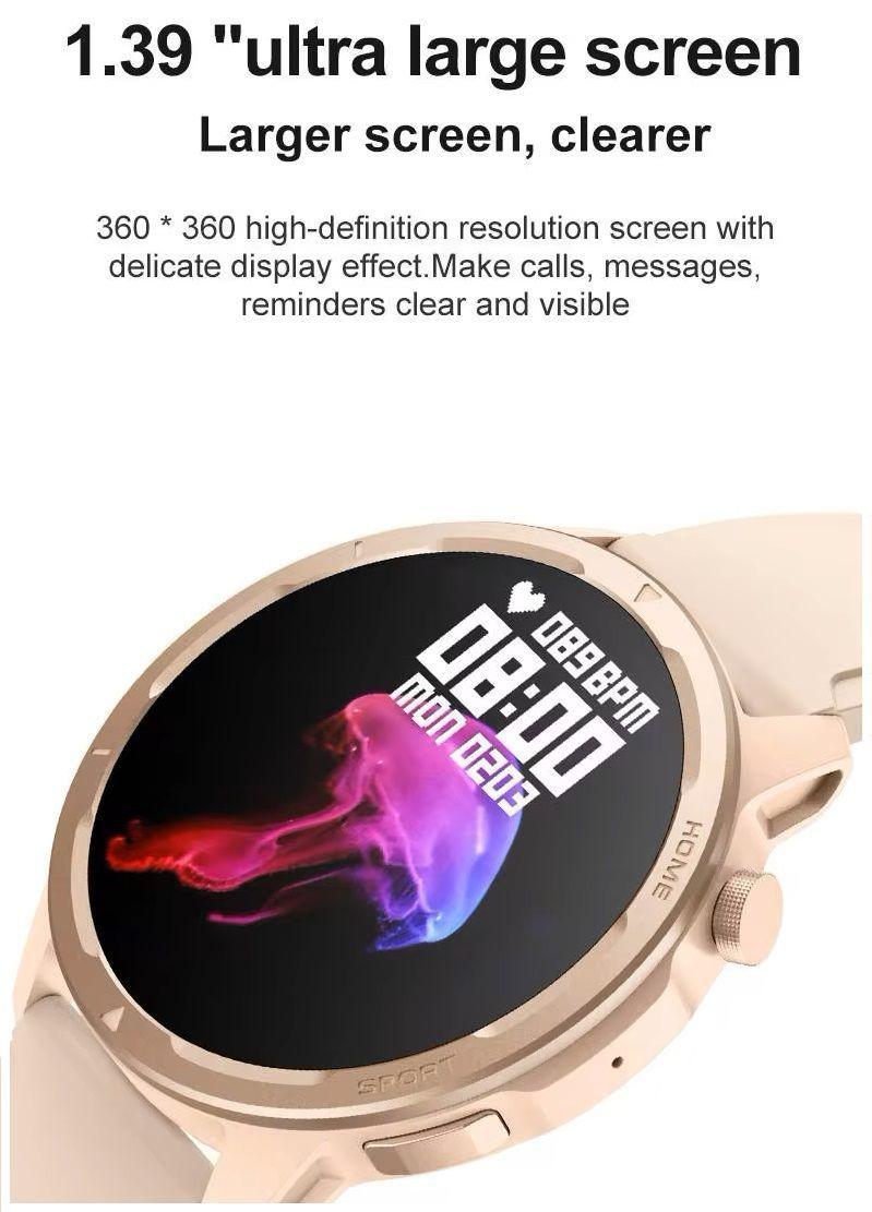 Smartwatch de Lujo Pantalla Alta Definición Compatible IOS Android-5