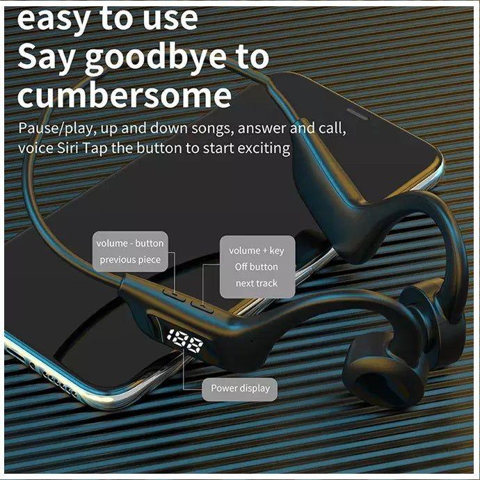 Audífonos Bluetooth Open-Ear Bone Conduction-9