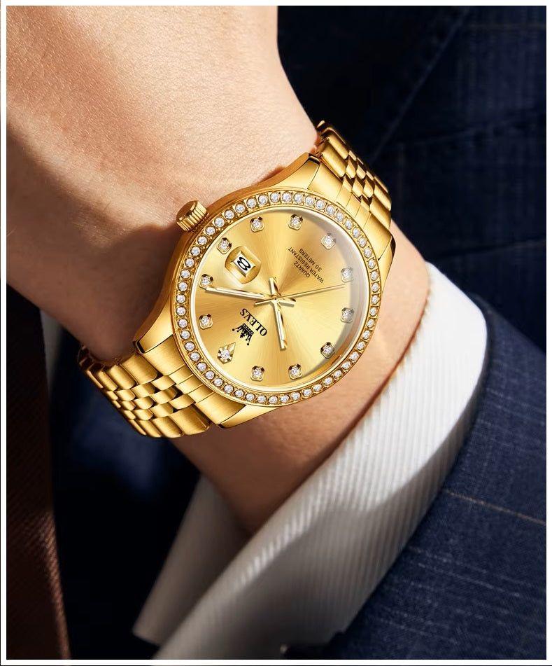 Reloj de Lujo para Hombre con Resistencia al Agua de 30 Metros-2