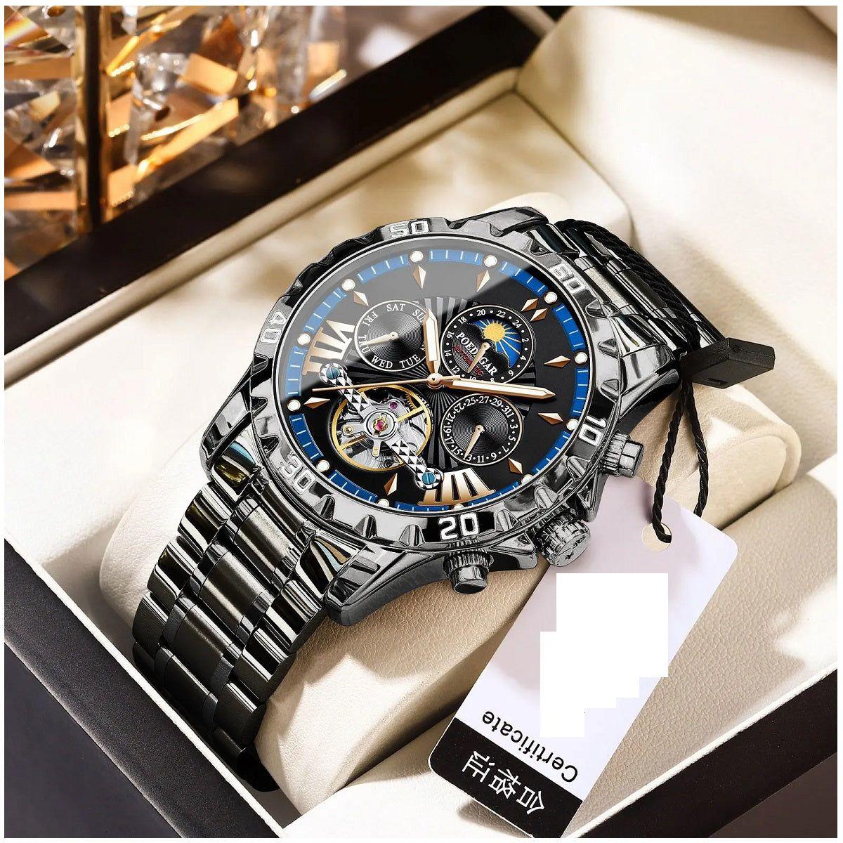 Reloj Automático Mecánico para Hombre Mecánico Impermeable 3ATM-2